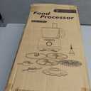 Homtone 16 Cup Food Processor Large 9-IN-1 Veggie Chopper for Dough, Fries