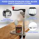 Commercial Can Opener, Cans Up to 13" Can Opener, Manual Adjustable, One Size