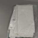 Barossa Design Waterproof Fabric Shower Curtain or Liner Microfiber 72" W x 80" H - Extra Long, Hotel Quality, Machine Washable, White Shower Liner for Bath Tub, 72x80 Inches, Pure White 