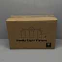 Bathroom Light Fixtures 2023 Upgrade, 3-Light Matte Black Vanity Light, Black Bathroom Lights Over Mirror with Clear Glass Shade, Wall Sconces for Mirror Bedroom Living Room Hallway