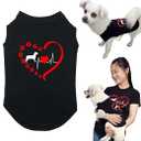 Dog Shirt Lovely Matching Dog and Owner Shirts Famliy Pet Clothes Puppy Summer Vest Tee Tops ParentPets Outfits for XXL Dogs Dog Costume Dry Cool Apparel Dogs&Mommy Sweatshirt