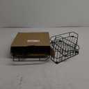 4 Tier Floor Standing Corner Shower Caddy Organizer Shelf with Hooks, Bathroom Shelves Stand Rack, Black