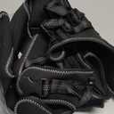 Adjustable Dog Knee Brace with Leash, Hind Leg Support for Joint Pain, ACL Injury Recovery, Anti-Lick Wrap Harness Set (Black, L)