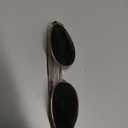 livho Retro Polarized Sunglasses - UV400 Protection, Oval Shape, Metal Frames - Matching Soft Case Included