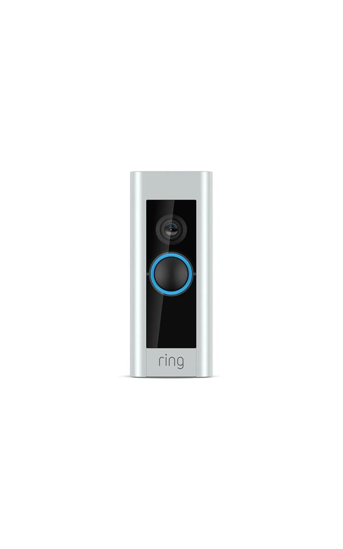 Like-New Ring Wired Doorbell Plus (Video Doorbell Pro) – Upgraded, with added security features and a sleek design (existing doorbell wiring required)