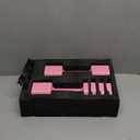 Adjustable Dumbbell Set of 2, 4 in 1 Free Weights Dumbbells Set, Hand Weights for Women at Home, 5 lb Dumbbells Set with Non-slip Comfort Handle for Home Gym Exercise Workout Training (Pink)