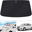 KUST Windshield Sun Shade for 2012-2018 Nissan Versa Sunshade Window Sun Visor Protector Foldable Blocks UV Rays Keep Your Car Cooler