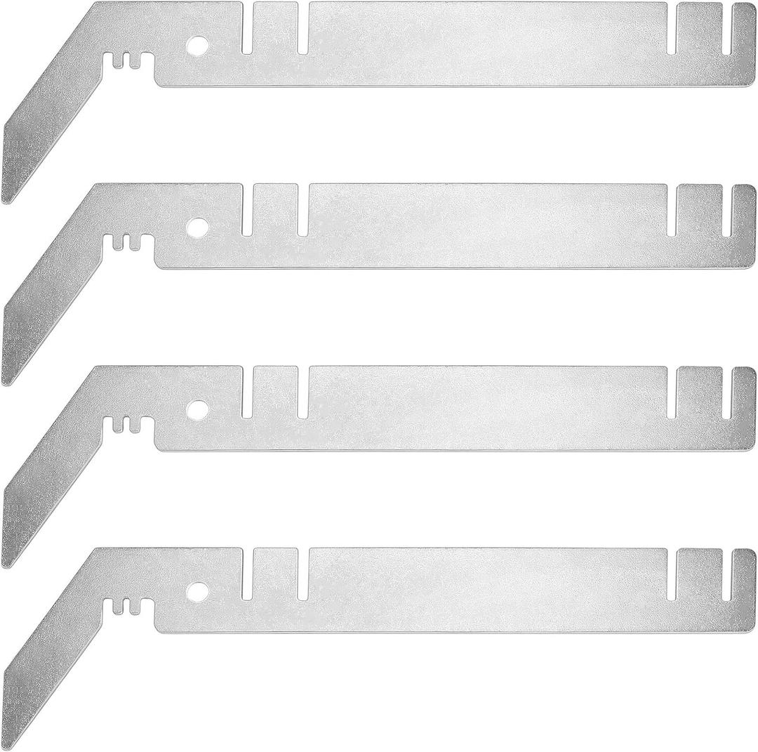 4 Pcs 9'' Double Crossbar Hanger Crossbar Valance Hanger for Backdrop Pipe Drape Stand Wedding