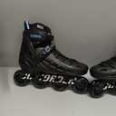 Inline Skates for Kids Girls and Boys, 4 Sizes Adjustable Roller Skates Blades with Full Light Up Wheels for Women Men, Durable Outer Shell, Roller Skates 4-12 Adults (XLarge-Youth & Adult (8-11 US), Blue)