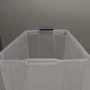IRIS USA 72 Qt Stackable Plastic Storage Bins with Lid, Pack - BPA-Free, Made in USA - See-Through Organizing Solution, Latches, Durable Nestable Containers, Secure Pull Handle - Clear