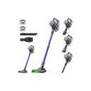 Suirviz Cordless Vacuum Cleaner, 40KPA/500W/35Mins, Powerful Suction with Green LED Dust Detection, Stick Vacuum Self-Standing, Lightweight Handheld Vacuum for Pet Hair, Carpet & Hard Floor