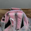 Lollimeow Cat Carrier Backpack, Expandable Bubble Pet Carrier for Cats and Small Dogs, Airline Approved Travel Backpack for Hiking, Walking & Outdoor Adventures - Supports up to 16 lbs