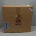 Office Chair Ergonomic Desk Chair with Lumbar Support&Headrest&Flip-up Arms Height Adjustable Rocking Swivel High Computer Chair Multi-Angle from 90 to 130 with 350LBS Capacity (02White+Grey)