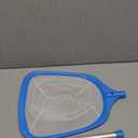Hot Tub Skimmer Spa Net with 12'' Aluminum Pole Ultra Fine Mesh Net Handy Leaf Skimmer for Small Above Ground Pools Pick Up Fine Debris Lightweight Net