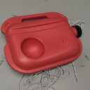 Tennis Trainer Rebound Ball with 3 String Balls, Solo Tennis Training Equipment, Portable Training Tool, Rebounder Kit, Suitable for Beginners Sport Exercise (Red)