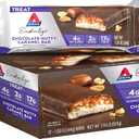 Atkins Endulge Chocolate Nutty Caramel Bar, Dessert Favorite, 2g Sugar, High in Fiber, Keto Friendly, 12 Count (EXP 06/25/25)