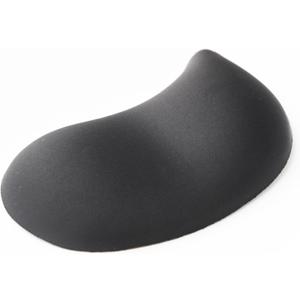 Ergonomic Mouse Wrist Rest Pad, Small Gel Mouse Keyboard Support Cushion Non-Slip Base, for Easy Typing and Wrist Pain Relief Office Computer, Laptop, PC Gaming (Black)