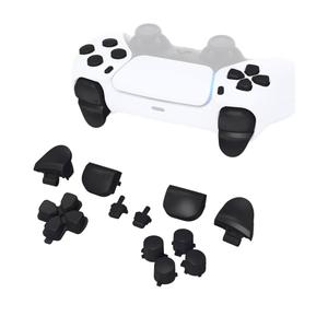 Replacement D-pad R1 L1 R2 L2 Triggers Share Options Face Buttons, Black Full Set Buttons Compatible with ps5 Controller BDM-010 & BDM-020