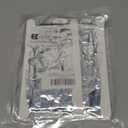 2 Pack 3.28x6.56 Feet Streamers Backdrop Foil Fringe Curtain Tinsel Party Decorations for Birthday Wedding Party Supplies Silver