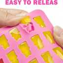 3 x Mini Silicone Candy Molds Kit (0.7 Inch Bite-Sized) -Non-Stick Chocolate & Candy Mold and small ice cubes for Kids, Contains Dinosaur,Fruit,Vegetable Shapes (230 Cavities)- 4 Pieces + 2 Droppers.