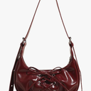 Shoulder Bag for Women Cute Bow Purses Faux Leather Tote Bag Y2k Purses for Women Mini Purse Cute Purse Vintage Purse