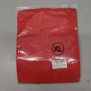 Valiamcep Women's Mini Dress V Neck Ruffle Long Sleeve Ribbed Slim Fitted Bodycon Pencil Dresses (Red, XL)