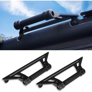 Updated Aluminum Grab Handles Compatible with Ford Bronco 2021-2025+ Front Seat 2/4 Door Soft & Hard Top, Metal Grip Handles Replacement for Bronco Interior Accessories (Front)