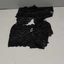 Lilosy Sexy Sheer Floral Lace Pajamas Lingerie Set High Waist Sleepwear Bra and Panty 2 Piece Nightwear (Small, Black)