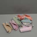 KeaBabies 8-Pack Organic Baby Bandana Bibs for Girls - Super Absorbent Triangle Baby Bibs for Drooling and Teething Infant, 100% Cotton Extra Soft for Newborn, Infant 0-36 Months (Muted Pastel)