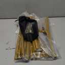 Nisoger 7.2FT Round Backdrop Stand, Circle Gold Balloon Wedding Arch Frame, Metal Wedding Backdrop With Storage Bag For Valentines Day Parties, Baby Shower, Ceremony and Graduation Decorations