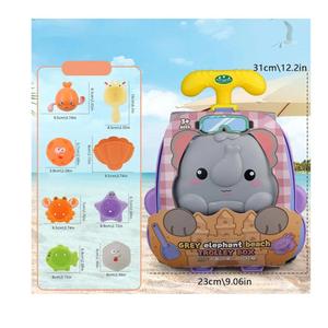 Brand: youyan areia | Fun brinquedo caixa areia | Summer beach set with basket, accessories, beach molds, hook, leg, sprinkler, for boys and girls Youyan