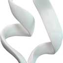 15" Modern Abstract Ribbon Decorative Sculpture, Knot Sculptures,Home Decor,Coffee Table Statues,Dining Living Room Desk DecorWhite