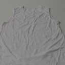 PRIMODA Womens Sleeveless Tank Tops Crew Neck Loose Fit Summer Casual Flowy Curved Tunic Shirt, Size M