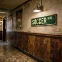 Soccer Gifts Soccer Stuff for Boys 8-12 Sports Poster Wall Decor for Boys Room Vintage Metal Tin Signs Teen Boys Birthday Christmas Wall Art for Bedroom Man Cave