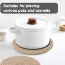 6.5/4.5 Inch Trivets/Potholders 4 Set