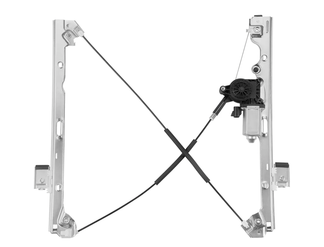 741-442 Front Left Driver Side Power Window Regulator with Motor (2 Pins) Compatible with Chevrolet Silverado 1500 2500 HD/Tahoe/Suburban, GMC Sierra/Yukon 2007-2014, Cadillac Escalade 2007-2008