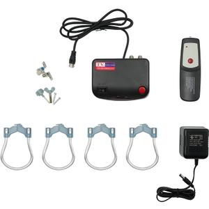 Outdoor TV Antenna Accessories Box (Include HDTV Outdoor Antenna Built-in Amplifier Remote Control Power Supply Coaxial Grounding Block Antenna Parts)