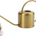 Remiawy Watering Can Indoor Outdoor Stainless Steel Watering Cans for House Plants Long Spout Water Can for Succulent Bonsai Garden Flower