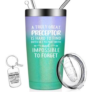 Nurse Preceptor Gifts - A Truly Great Preceptor Is Hard to Find - Preceptors Gifts Nursing - Thank You, Christmas Gift for Nurse Practitioner Women - 20oz Tumbler (Glitter Mermaid)