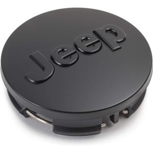 Mopar 2013-2021 Jeep Black Center Cap for Satin/Matte Finish Wheels New OEM