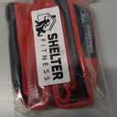 Weightlifting Straps - Premium Powerlifting Straps for Bodybuilding and Strength Training - Unisex - Enhance Your Workout Grip - Essential Gym Accessory (Red)