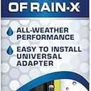 Rain-X 5079277-2 Latitude 2-In-1 Water Repellent Wiper Blades, 20 Inch Windshield Wipers (Pack Of 1), Automotive Replacement Windshield Wiper Blades With Patented Repellency Formula