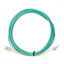XLHTEE 5pcs LC -LC Fiber Patch Cable with Clip SM OM3 Multimode Fiber Optic Patch Cord (5 m), 5 Pack