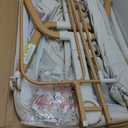 Baby Bassinet Bedside Crib, 3-in-1 Baby Bassinet Bedside Sleeper with Mattress and Soft, Breathable Sheet, Full-Mesh Sides, 6-Height Adjustable, Stable and Secure Crib for Newborns
