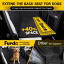 Back Seat Extender for Dogs – Hard Bottom Seat Cover for Dogs, Dog Hammock, Back Seat Pet Cover, Back Seat for Car/SUV/Small Trucks