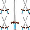 9 Pcs Inflatable Swords Inflatable Pirates Sword Pirate Party Favors for Birthday Swimming Pool Party Cosplay Halloween Costume Accessories Stage Props, 24 Inch