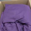 CozyLux Extra Deep Pocket King Size Sheets Set - 6 Piece King Sheets - Luxury Sheet King Size Fits Up to 21 inches Mattresses, Breathable King Sheet Set & Pillowcases - Easy & Secure Fit, Purple
