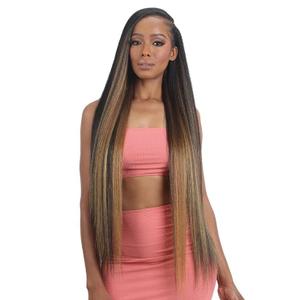 Organique Mastermix STRAIGHT 30" - Shake-N-Go Synthetic Bundle Weave (1 Pack, SILVER)
