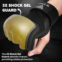 WYOX Gel Boxing Hand Wraps Inner Gloves for Men & Women, 80cm Quick Wrist Straps, Padded Knuckle Protection for Muay Thai Kickboxing, Hand Wraps for Boxing & Martial Arts (Black, S/ M)