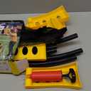 Elikoya Outdoor Beach Ball Game Includes 4 Balls, Net and Carrying Bag - Roundnet Yard Games Set for Adults, Kids, and Family - Perfect for Beach, Yard, Lawn, Backyard, and Park